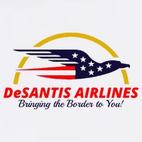 DeSantis Airlines Logo Cooling Performance Long Sleeve Crew