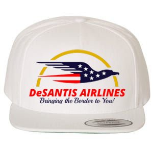 DeSantis Airlines Logo Wool Snapback Cap