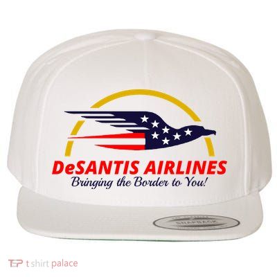 DeSantis Airlines Logo Wool Snapback Cap