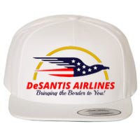 DeSantis Airlines Logo Wool Snapback Cap