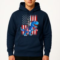 Dino Abraham Lincoln 4th Of July Shirt Boys American Flag Hoodie