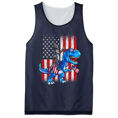 Dino Abraham Lincoln 4th Of July Shirt Boys American Flag Mesh Reversible Basketball Jersey Tank