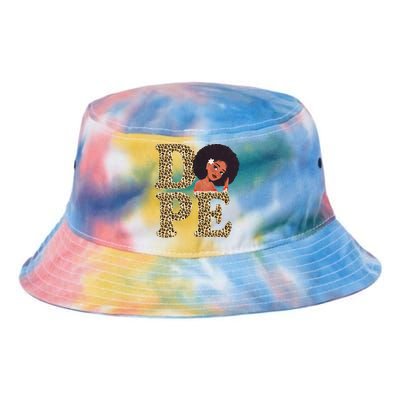 Dope Afro Lady Cute Leopard Tie Dye Newport Bucket Hat