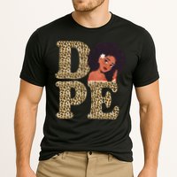 Dope Afro Lady Cute Leopard Cooling Performance Crew T-Shirt