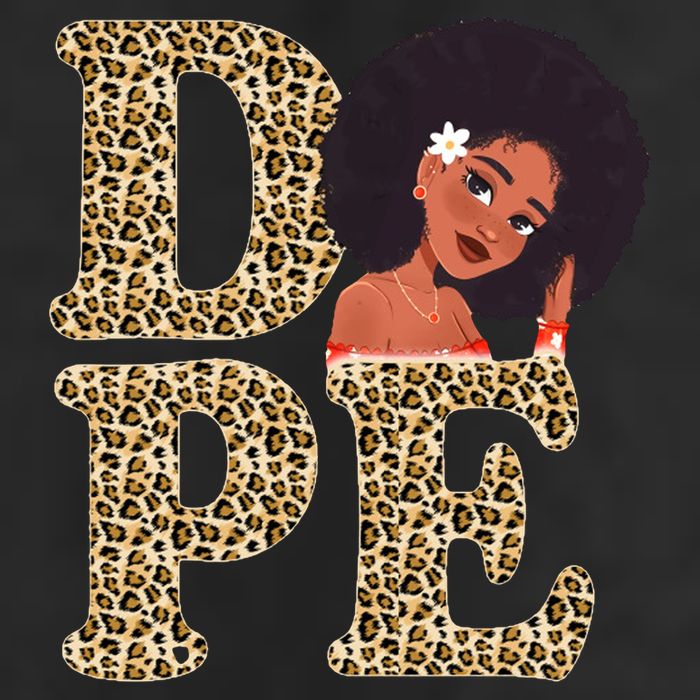 Dope Afro Lady Cute Leopard Adult Drive Performance Visor
