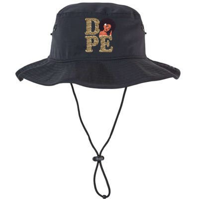 Dope Afro Lady Cute Leopard Legacy Cool Fit Booney Bucket Hat