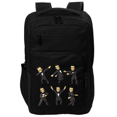 Dancing Abraham Lincoln 4th Of July Impact Tech Backpack