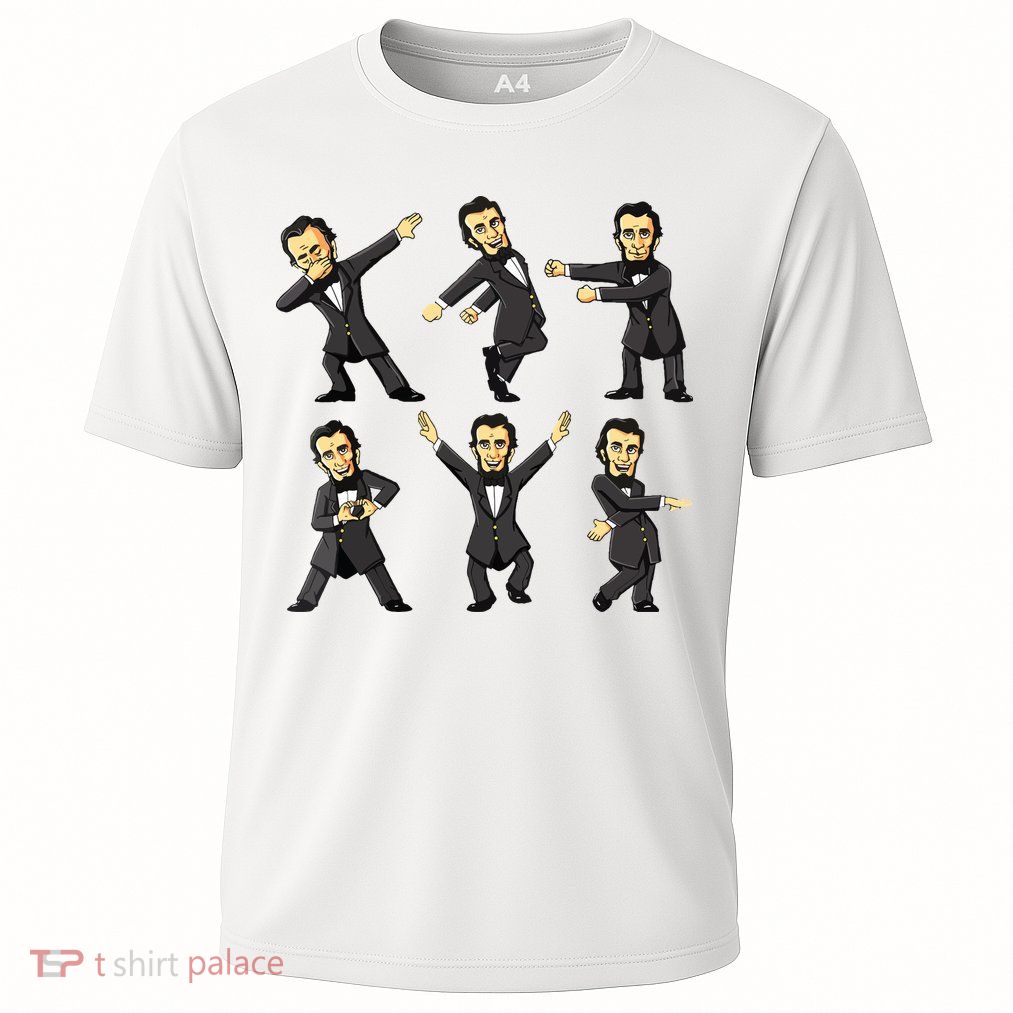 Dancing Abraham Lincoln 4th Of July Performance Shirt