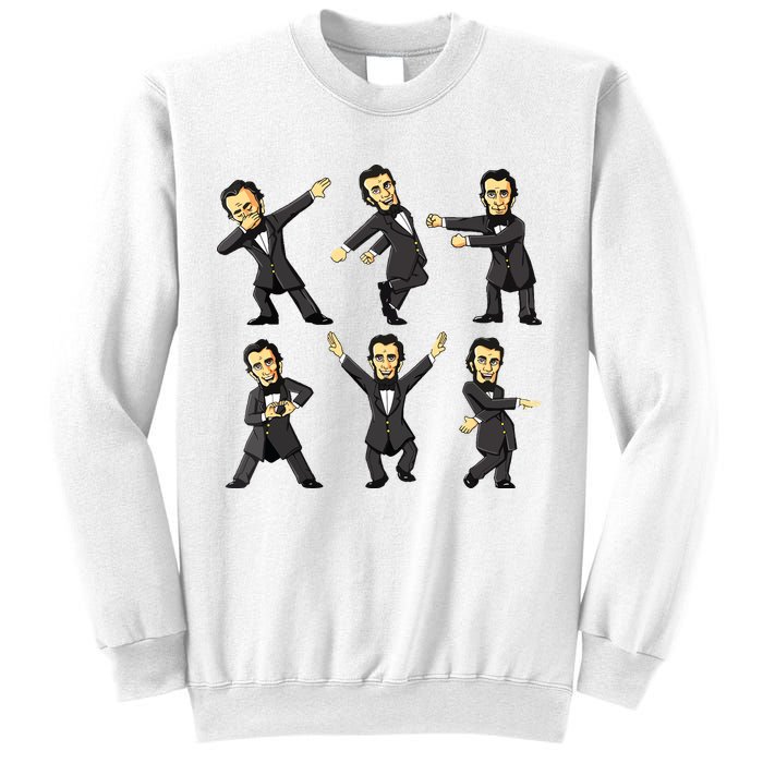 Dancing Abraham Lincoln 4th Of July Sweatshirt