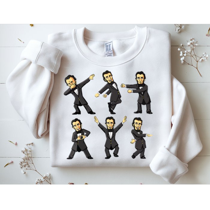 Dancing Abraham Lincoln 4th Of July Sweatshirt