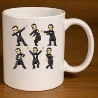 Dancing Abraham Lincoln 4th Of July 11oz C Handle Ceramic Mug