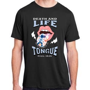 Death And Life Tongue Christian Adult ChromaSoft Performance T-Shirt