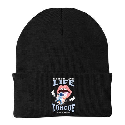 Death And Life Tongue Christian Beanie