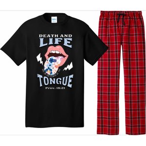 Death And Life Tongue Christian Pajama Set