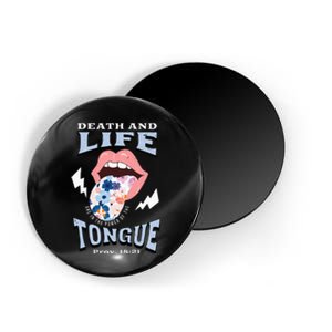 Death And Life Tongue Christian Magnet