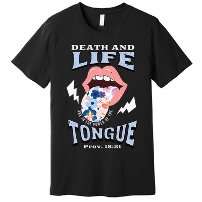Death And Life Tongue Christian Premium T-Shirt