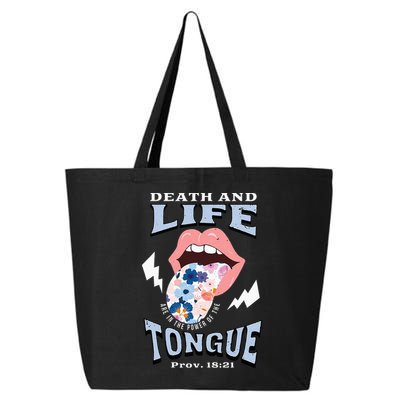 Death And Life Tongue Christian 25L Jumbo Tote