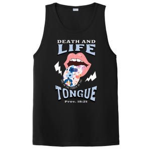 Death And Life Tongue Christian PosiCharge Competitor Tank