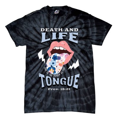 Death And Life Tongue Christian Tie-Dye T-Shirt