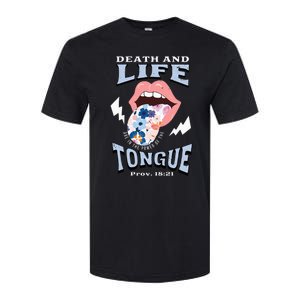 Death And Life Tongue Christian Softstyle CVC T-Shirt