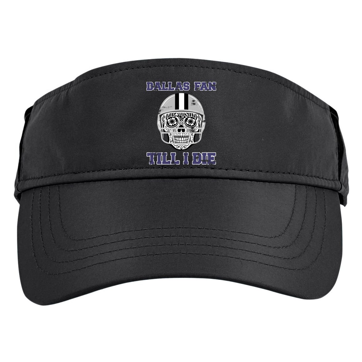 Dallas Fan Till I Die Adult Drive Performance Visor