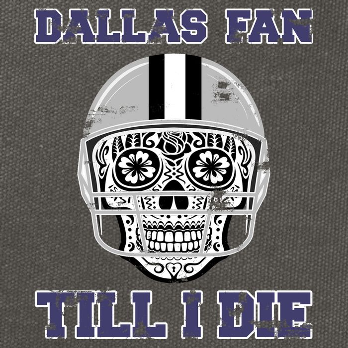 Dallas Fan Till I Die Cotton Canvas Backpack