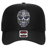 Dallas Football Halloween Skull Trucker Hat
