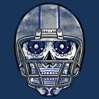 Dallas Football Halloween Skull 16 in Basic Backpack