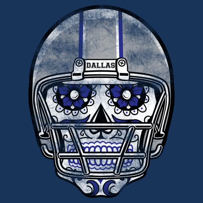 Dallas Football Halloween Skull 16 in Basic Backpack