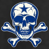 Dallas Skull Crossbones Star Fan Pride Trucker Hat