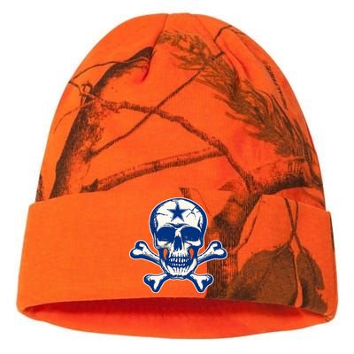 Dallas Skull Crossbones Star Fan Pride Kati Licensed 12" Camo Beanie