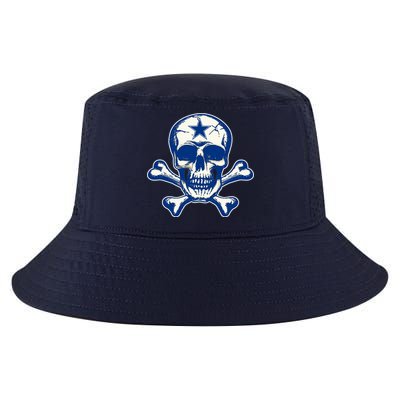 Dallas Skull Crossbones Star Fan Pride Cool Comfort Performance Bucket Hat