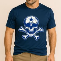 Dallas Skull Crossbones Star Fan Pride Cooling Performance Crew T-Shirt