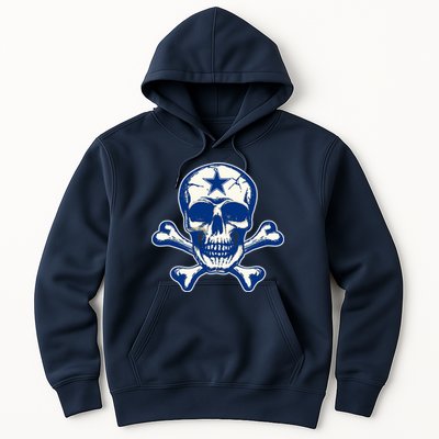 Dallas Skull Crossbones Star Fan Pride Hoodie