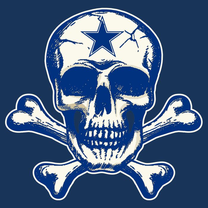 Dallas Skull Crossbones Star Fan Pride Toddler T-Shirt