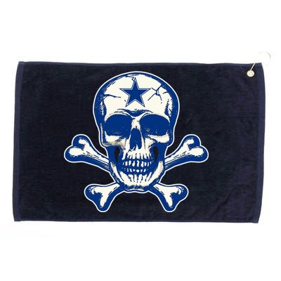 Dallas Skull Crossbones Star Fan Pride Grommeted Golf Towel