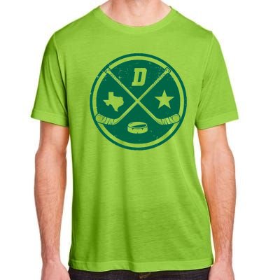 Dallas Texas Hockey Vintage Star Logo Adult ChromaSoft Performance T-Shirt