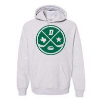 Dallas Texas Hockey Vintage Star Logo Premium Hoodie