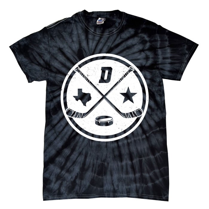 Dallas Texas Hockey Vintage Star Logo Tie-Dye T-Shirt