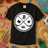 Dallas Texas Hockey Vintage Star Logo Kids T-Shirt