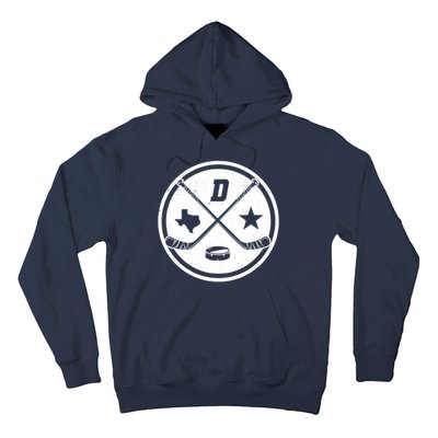 Dallas Texas Hockey Vintage Star Logo Hoodie