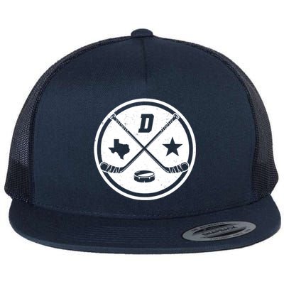 Dallas Texas Hockey Vintage Star Logo Flat Bill Trucker Hat