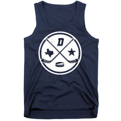 Dallas Texas Hockey Vintage Star Logo Tank Top