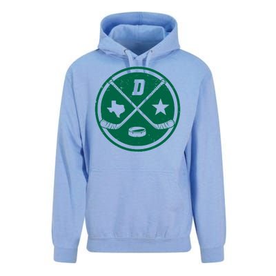 Dallas Texas Hockey Vintage Star Logo Unisex Surf Hoodie