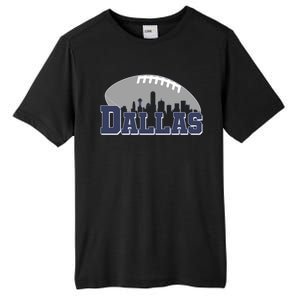 Dallas Texas Skyline City Football Fan Tall Fusion ChromaSoft Performance T-Shirt