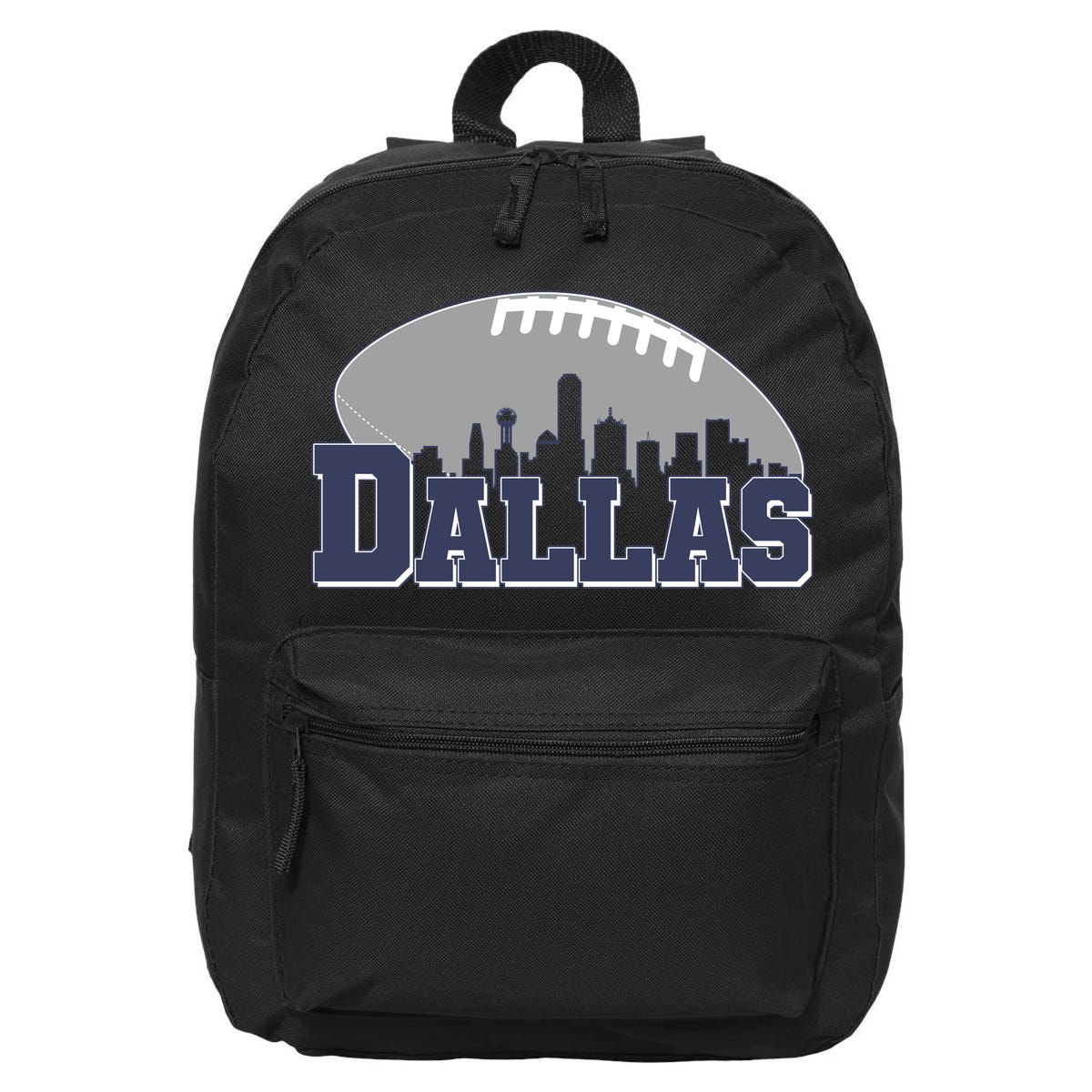 Dallas Texas Skyline City Football Fan 16 in Basic Backpack