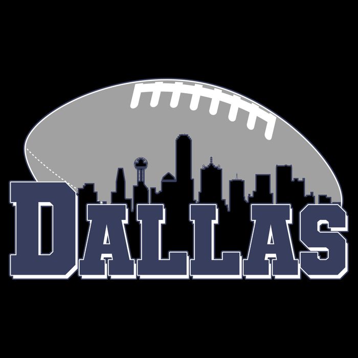 Dallas Texas Skyline City Football Fan 16 in Basic Backpack