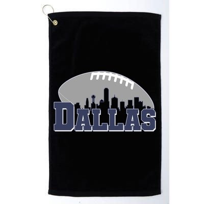Dallas Texas Skyline City Football Fan Golf Towel