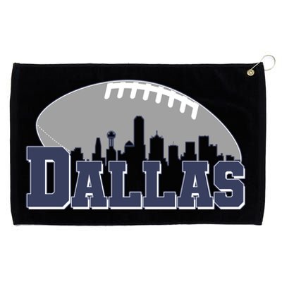 Dallas Texas Skyline City Football Fan Grommeted Golf Towel