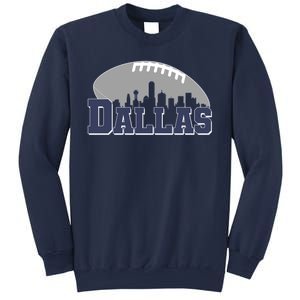 Dallas Texas Skyline City Football Fan Sweatshirt